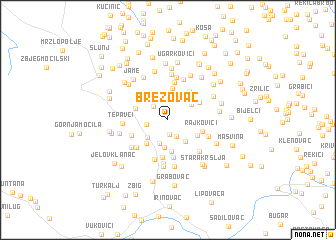 map of Brezovac