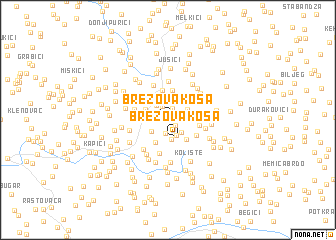 map of Brezova Kosa