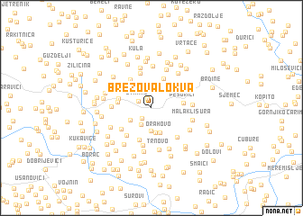 map of Brezova Lokva