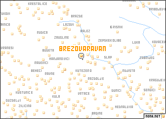 map of Brezova Ravan