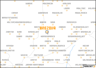 map of Brezová