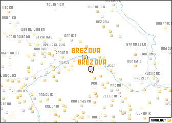 map of Brezova