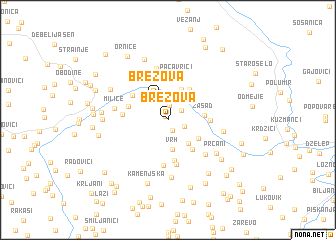 map of Brezova