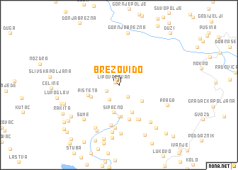 map of Brezovi Do