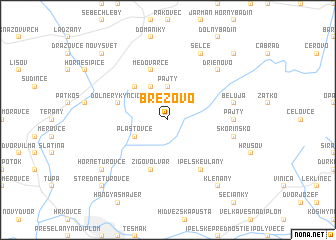 map of Brezovo