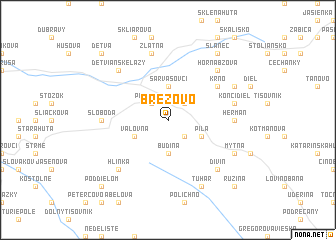 map of Brezovo