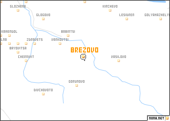 map of Brezovo
