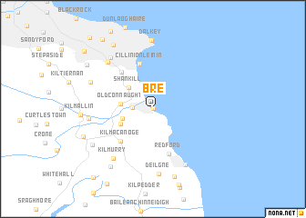map of Bré