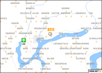 map of Brè
