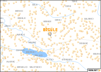 map of Brgule