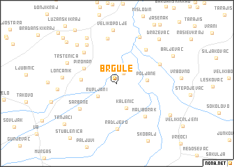 map of Brgule