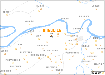 map of Brgulice