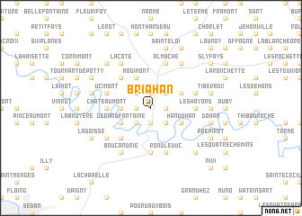 map of Briahan