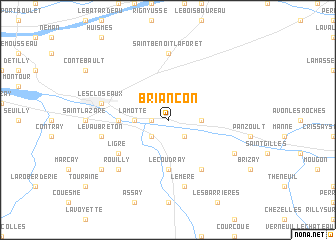 map of Briançon