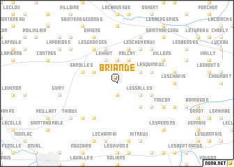 map of Briande