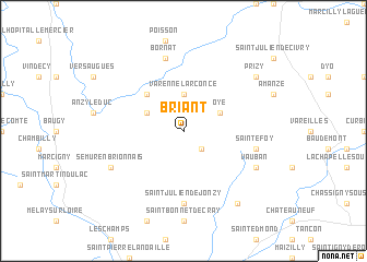 map of Briant