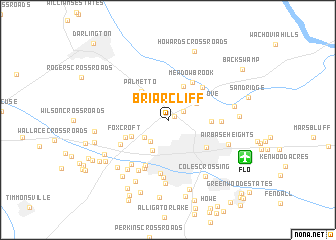 map of Briarcliff