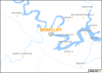 map of Briarcliff