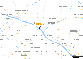 map of Briare