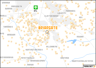 map of Briargate