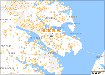 map of Briar Lea