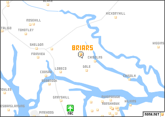 map of Briars