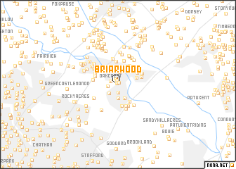 map of Briarwood