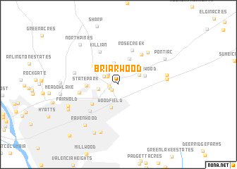 map of Briarwood