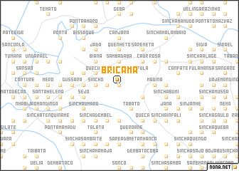 map of Bricama