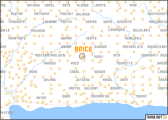 map of Brice