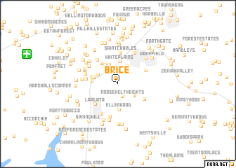 map of Brice