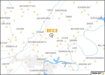 map of Brice