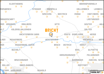 map of Bricht