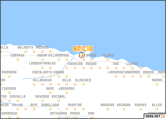 map of Bricia