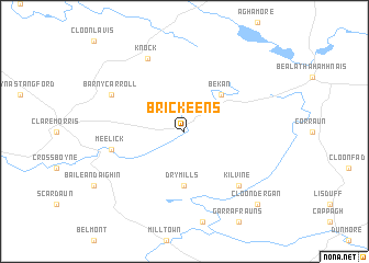 map of Brickeens