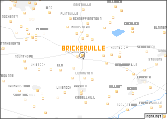 map of Brickerville