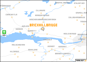 map of Brickhill Bridge