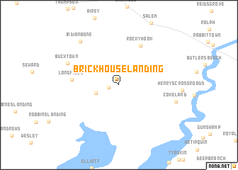 map of Brick House Landing