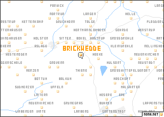 map of Brickwedde