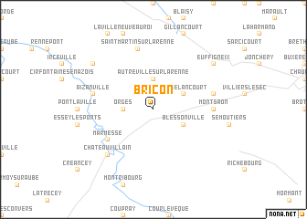 map of Bricon