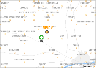 map of Bricy