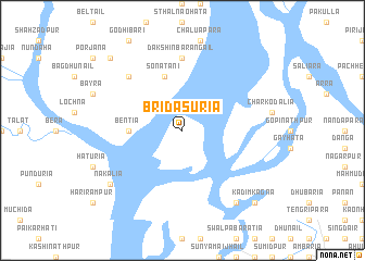 map of Bri Dāsuria