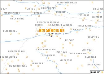 map of Bridebridge