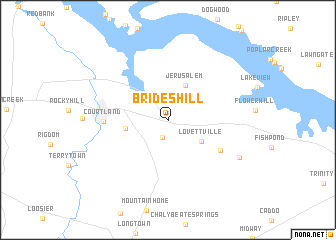 map of Brides Hill