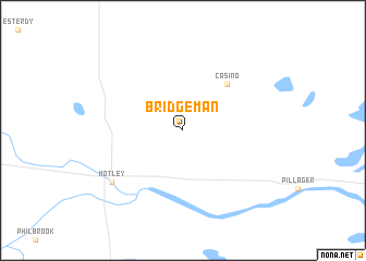 map of Bridgeman