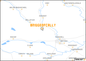 map of Bridge of Cally