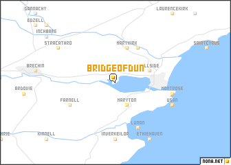 map of Bridge of Dun