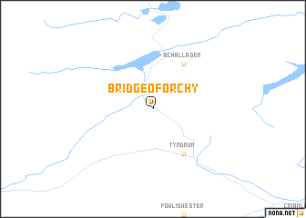 map of Bridge of Orchy