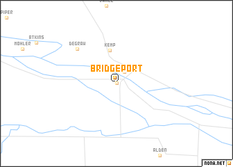 map of Bridgeport