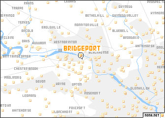 map of Bridgeport